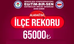 Aladağ'da  65 Bin TL'lik promosyon