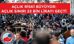 Açlık Riski Büyüyor: Açlık Sınırı 22 Bin Lirayı Geçti