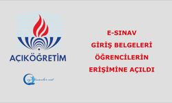 e-Sınav Giriş Belgeleri Öğrencilerin Erişimine Açıldı