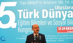 5. ULUSLARARASI TÜRK DÜNYASI EĞİTİM BİLİMLERİ VE SOSYAL BİLİMLER KONGRESİ TAMAMLANDI