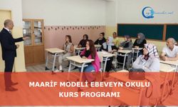 İşte "Maarif Modeli Ebeveyn Okulu Kurs Programı"