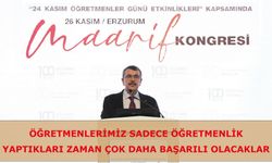 Öğretmenlerimiz sadece öğretmenlik yaptıkları zaman çok daha başarılı olacaklar