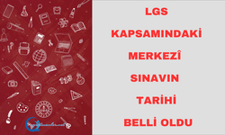 Lgs Kapsamındaki̇ Merkezî Sınavın Tari̇hi̇ Belli̇ Oldu