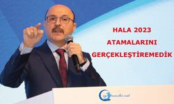 Öğretmen atama takvimini konuşuyor olmamız gerekiyordu