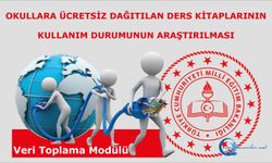 Okullara Ücretsiz Dağıtılan Ders Kitaplarının Kullanım Durumunun Araştırılması