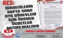 İdarecilerin Hafta Sonu DYK Görevleri İçin Ödenen Ücretler Artırılmalıdır