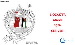 1 Ocak’ta Gazze için ses ver!