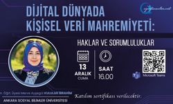 Dijital Dünyada Kişisel Veri Mahremiyeti Haklar Ve Sorumluluklar Eğitimini