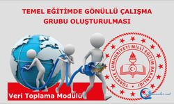 Temel Eğitimde Gönüllü Çalışma Grubu Oluşturulması