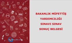 MEB Bakanlık Müfettiş Yardımcılığı Sınavı Sınav Sonuç Belgesi