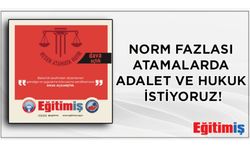 Norm Fazlası Atamalarda Adalet Ve Hukuk İstiyoruz!