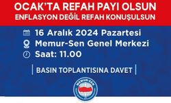 Ocak'ta refah payı olsun, enflasyon değil refah konuşulsun