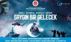 Millî Savunma Üniversitesi Askerî Öğrenci Aday Belirleme Sınav (2025-MSÜ) Başvuruları başlıyor