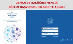 Uzman ve Başöğretmenlik eğitim başvurusu MEBSİS'te açıldı