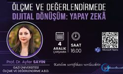 Ölçme ve değerlendirmede yapay zeka eğitimi