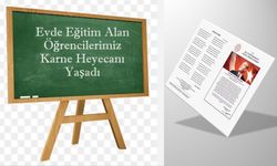 Evde Eğitim Alan Öğrencilerimiz Karne Heyecanı Yaşadı