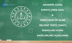 MEB Akademi Giriş Sınavı (MEB-AGS) ile 2025 Öğretmenlik Alan Bilgisi Testi (ÖABT) Sınavları Konu Dağılımları Açıklandı