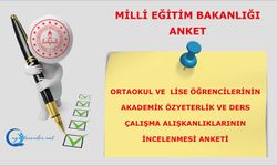 Ortaokul ve  Lise Öğrencilerinin Akademik Özyeterlik ve Ders Çalışma Alışkanlıklarının İncelenmesi Anketi