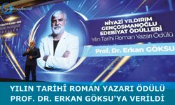 Yılın Tarihî Roman Yazarı Ödülü Prof. Dr. Erkan GÖKSU'ya Verildi