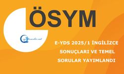 e-YDS 2025/1 İngilizce: Sonuçları ve Temel Sorular Yayımlandı