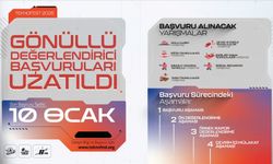 Gönüllü Değerlendirici Üye Başvuruları 10 Ocak'a Kadar Uzatıldı