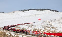 Şehit kızı Sarıkamış treninde