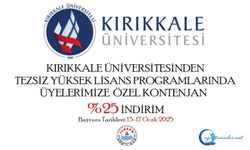 Kırıkkale Üniversitesi Bahar Dönemi Lisansüstü Programlarının Başvuruları Başlıyor