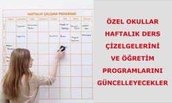 Özel Okullar Haftalık Ders Çizelgelerini ve Öğretim Programlarını Güncelleyecekler