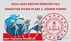 Pansiyon Eylem Planı 1. Dönem Formu