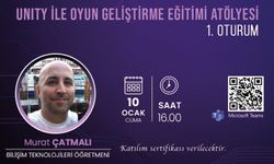 Unity ile oyun geliştirme atölyesi