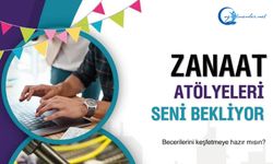 Zanaat atölyelerine başvurular, "e-kurs.meb.gov.tr" adresinden yapılabiliyor.