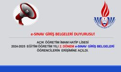 e-Sınav Giriş Belgeleri Öğrencilerin Erişimine Açıldı