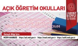 Açık Öğretim Okulları 2.dönem e-Sınavları için sınav giriş belgeleri öğrencilerin erişimine açıldı