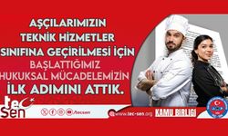 Aşçıların Teknik Hizmetler Sınıfına Geçirilmesi İçin Hukuksal Mücadele Başlatıldı