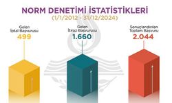 AYM Norm Denetimi İstatistikleri (1 Ocak 2012 - 31 Aralık 2024)