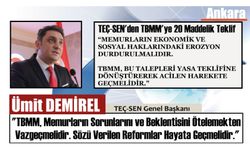 TEÇ-SEN’in TBMM’ye Yönelik Talepleri ve Önerilen Çözümler