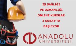 İş Sağlığı Ve Uzmanlığı Onlıne Kurslar 3 Şubat’ta Başlıyor