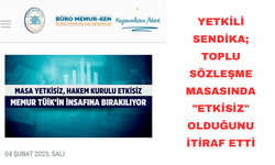 Yetki̇li̇ sendi̇ka; toplu sözleşme masasında "etki̇si̇z" olduğunu i̇ti̇raf etti̇