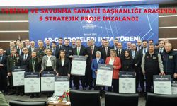 TÜBİTAK ve Savunma Sanayii Başkanlığı Arasında 9 Stratejik Proje İmzalandı