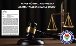 Yargı Münhal Kadrolara Atama Talebini Haklı Buldu