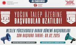 Meslek Yüksekokulu öğrencileri için açılan Savunma Sanayii 101 ve 102 Eğitim Programı Başvuruları Uzatıldı