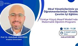 Okul yöneticilerimiz ve matematik öğretmenlerimize eğitim