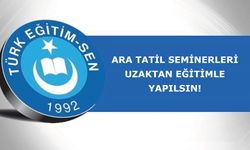 Ara Tatil Seminerleri Uzaktan Eğitimle Yapılsın!