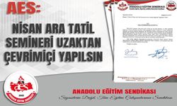 Nisan Ara Tatil Semineri Uzaktan Çevrimiçi Yapılsın