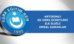 Artırımlı Ek Ders Ücretleri İle İlgili Emsal Kararlar