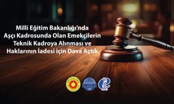 MEB’de Aşçı Kadrosunda Olan Emekçilerin Teknik Kadroya Alınması ve Haklarının İadesi İçin Dava Açtık