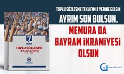 Ayrım Son Bulsun, Memurun Da Bayram İkramiyesi Olsun!