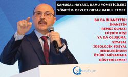 Kamusal hayatı, kamu yöneticileri yönetir. Devlet ortak kabul etmez