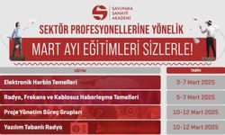 Savunma Sanayii Akademi Mart ayı eğitimleri