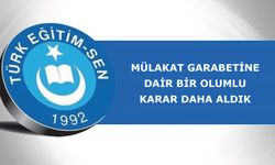 Mülakat Garabetine Dair Bir Olumlu Karar Daha Aldık